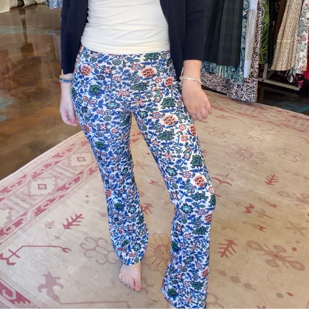 CK BRADLEY- printed floral stretchy slacks pants NWT $245 sale